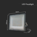 Proyector LED V-TAC - 100lm/w - IP65 Impermeable - Gun Grey - 50W - 4700 Lumens - 3IN1-extra-3.webp