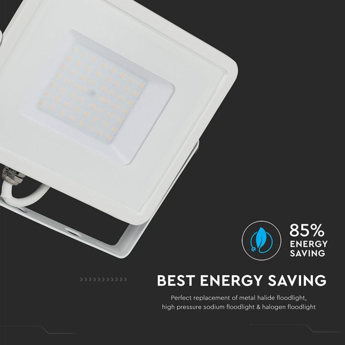 Proyector LED V-TAC - Samsung - Impermeable IP65 - Blanco - 50W - 4000 Lúmenes - 4000K-extra-8.webp