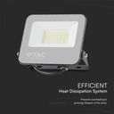 Proyector LED V-TAC - Serie Slimline - 160lm/w - IP65 Estanco - Cuerpo Negro - 30W - 4800 Lumens - 6500K-extra-5.webp