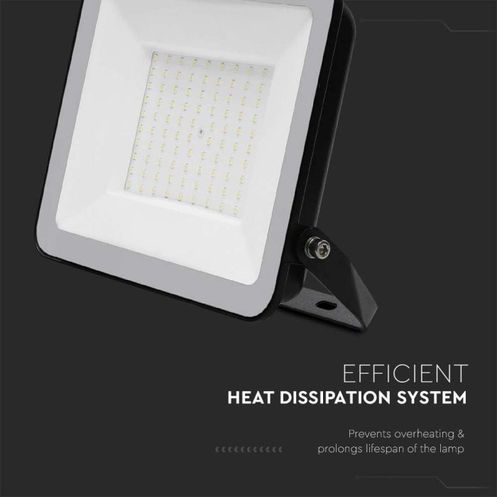 Proyector LED V-TAC - Samsung - 100lm/w - Impermeable IP65 - Negro - 100W - 10000 Lúmenes - 6500K-extra-5.webp