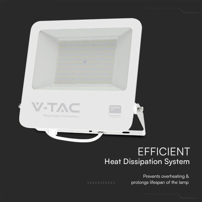 Proyector LED V-TAC - Samsung - 100lm/w - IP65 Estanco - Blanco - 100W - 10000 Lúmenes - 6500K-extra-5.webp