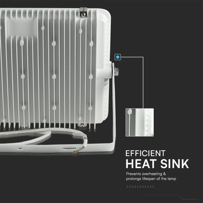 Proyector LED V-TAC - Samsung - Impermeable IP65 - Blanco - 200W - 16500 Lúmenes - 6500K-extra-5.webp