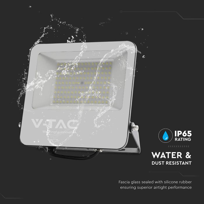 Proyector LED V-TAC - 160lm/w - Impermeable IP65 - Negro - 150W - 24000 Lúmenes - 6500K-extra-7.webp