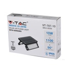 Proyector Solar V-TAC - IP44 - Negro -10W - 1100 Lumens - 4000K-extra-16.webp