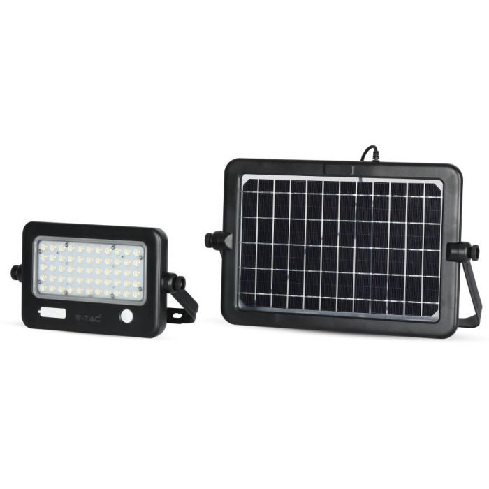 Proyector con panel solar V-TAC - Almohadilla Doble Desmontable - IP65 Impermeable - 10W - 1100 Lumens - 4000K-extra-4.webp