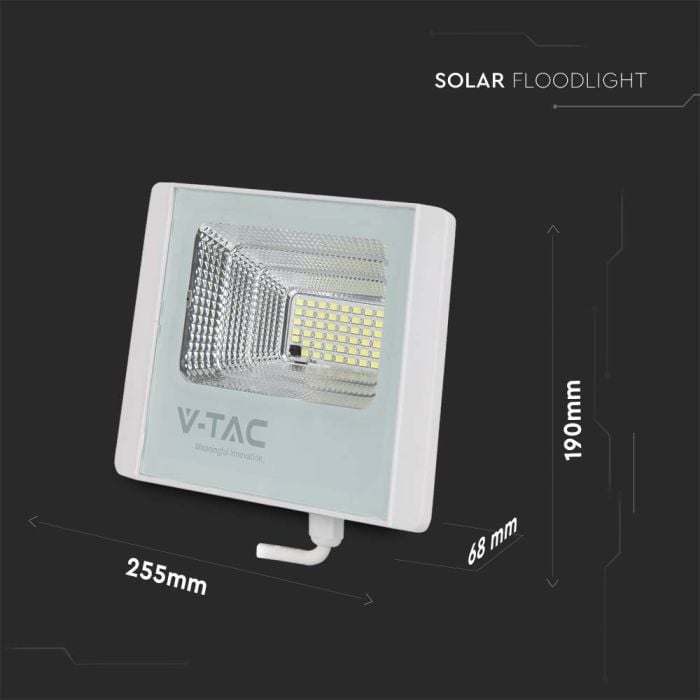 Proyector Solar V-TAC - IP65 Estanco - Blanco - 20W - 1650 Lumens - 4000K-extra-4.webp