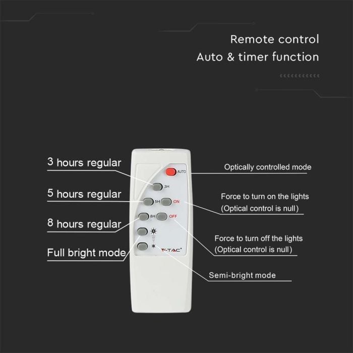 Proyector Solar V-TAC - IP65 Estanco - 4200 Lúmenes - 4000K-extra-7.webp