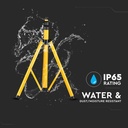 Proyector LED V-TAC - Trípode - Impermeable IP65 - Amarillo-extra-1.webp