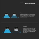 V-TAC Sensor Solar Luz de Pared - IP65 Impermeable - Negro + Blanco - 2W - 200 Lumens - 4000K - Pack de 4-extra-11.webp