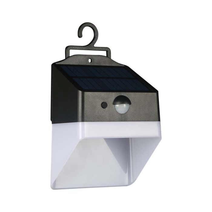 V-TAC Sensor Solar Luz de Pared - IP65 Impermeable - Negro + Blanco - 2W - 200 Lumens - 4000K - Pack de 4-extra-17.webp