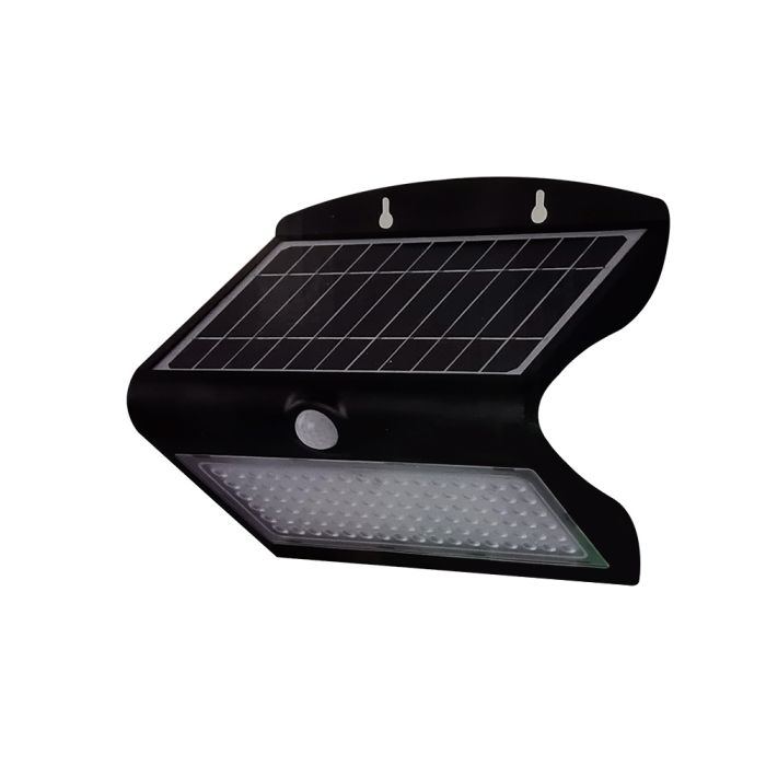 Aplique Solar V-TAC - IP65 Impermeable - Negro - 8W - 850 Lumens - 4000K - Pack de 4-extra-1.webp