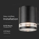 Aplique Solar V-TAC - IP54 - Negro - 70 Lumens - 3000K - Pack de 2-extra-5.webp