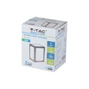 V-TAC LED Aplique Cuadrado - Luces Exteriores - IP65 Impermeable - Gris - 12W- 750 Lumens - 6400K-extra-9.webp