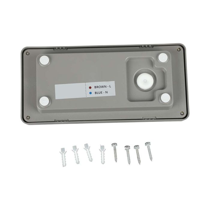 V-TAC LED Luz de Pared - Softlight Pasamuros - IP65 Impermeable - Gris - 12W - 1160 Lumens - 4000K-extra-7.webp