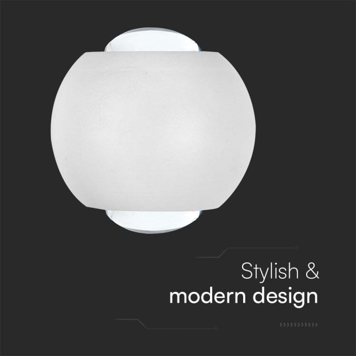 V-TAC LED Up Down Aplique de Pared  - IP54 - Blanco - 2W - 200 Lumens - 3000K-extra-3.webp