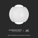 V-TAC LED Up Down Aplique de Pared  - IP54 - Blanco - 2W - 200 Lumens - 4000K-extra-4.webp