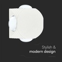 Aplique LED Redondo V-TAC - IP54 - Blanco - 4W - 390 Lumens - 3000K-extra-3.webp