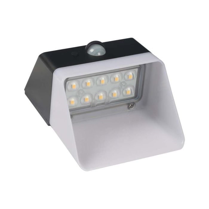 V-TAC Sensor Solar Luz de Pared - IP65 Impermeable - Negro + Blanco - 2W - 200 Lumens - 4000K-extra-18.webp