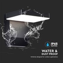 Aplique LED giratorio V-TAC - Impermeable IP65 - Negro - 17W - 2580 Lumens - 4000K-extra-6.webp