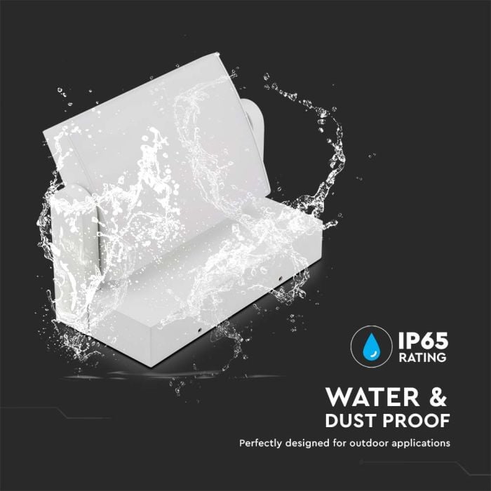 Aplique LED giratorio V-TAC - Impermeable IP65 - Blanco - 17W - 2520 Lúmenes - 3000K-extra-8.webp