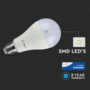 Bombilla LED V-TAC - Samsung -  Soporte E27 - IP20 - Blanca - 15W - 1250 Lumens - 3000K-extra-1.webp