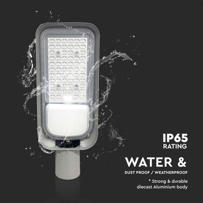 V-TAC LED Slim Farola - IP65 Impermeable - Negro - 50W- 4270 Lumens - 6500K-extra-6.webp