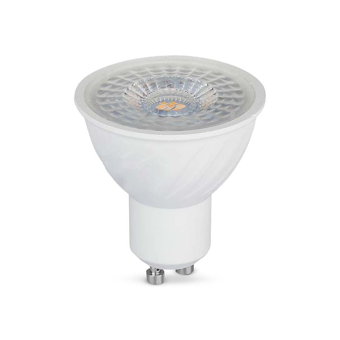 V-TAC LED Dimmable Spot Light - GU10 - Lente 110° - IP20 - Blanco - 6W - 445 Lumens - 4000K - Pack de 25-extra-1.webp