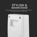 Fotocélulas de movimiento V-TAC - Estancas IP65 - Blancas-extra-3.webp