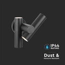 V-TAC LED Aplique Moderno - Foco 2 Vias - IP44 - Cuerpo Negro - 6W- 620 Lumens - 3000K-extra-8.webp