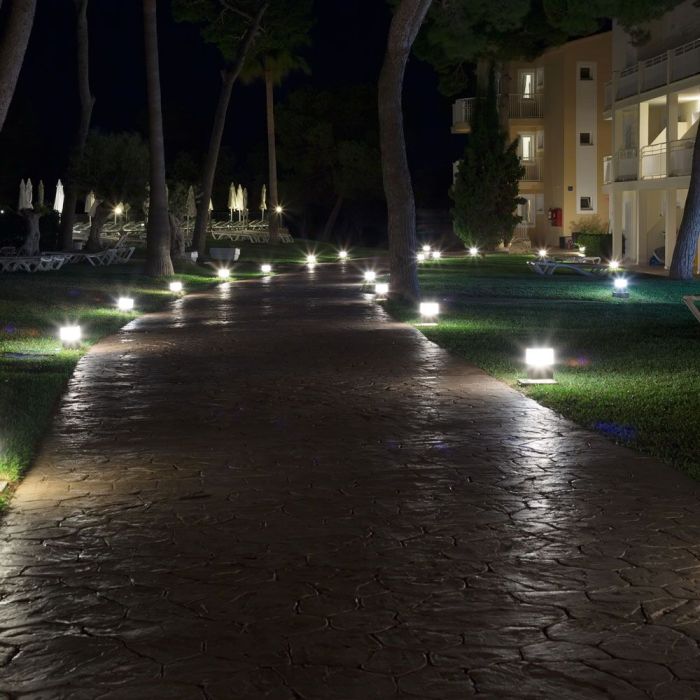 V-TAC Luz de Bolardo Exterior - IP65 Impermeable - Blanco - 10W - 1000 Lumens - 4000K - 25CM-extra-1.webp