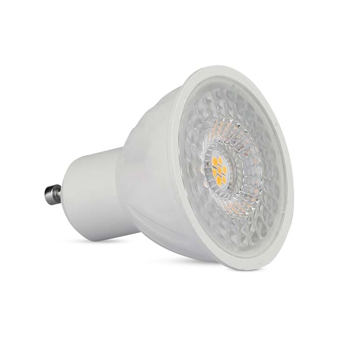 V-TAC LED Dimmable Spot Light - GU10 - Lente 110° - IP20 - Blanco - 6W - 445 Lumens - 3000K - Pack de 10-extra-5.webp