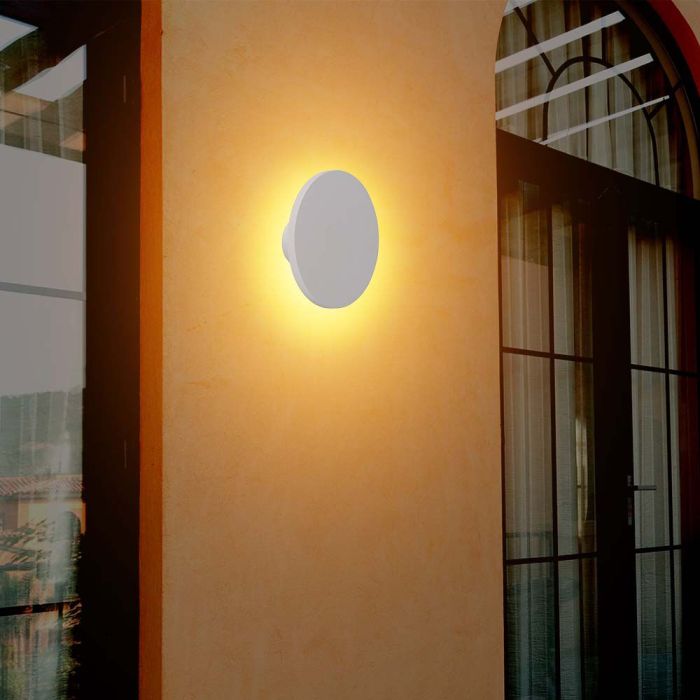 Aplique Moderno LED V-TAC - 100lm/w - IP65 Estanco - 12W - 1200 Lumens - 3000K - 160MM-extra-2.webp