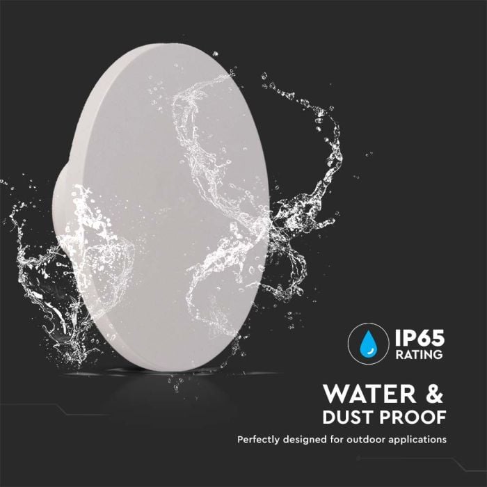 Aplique Moderno LED V-TAC - 115lm/w - IP65 Estanco - 12W - 1400 Lumens - 4000K - 160MM-extra-6.webp