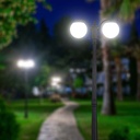 V-TAC Iluminación exterior - Lámpara de poste - Soporte E27 - IP44 - Negro mate-extra-2.webp