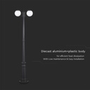 V-TAC Iluminación exterior - Lámpara de poste - Soporte E27 - IP44 - Negro mate-extra-6.webp