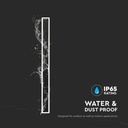 V-TAC LED Aplique Moderno - IP65 Impermeable - Cuerpo Negro - 17W- 2160 Lumens - 3000K-extra-6.webp