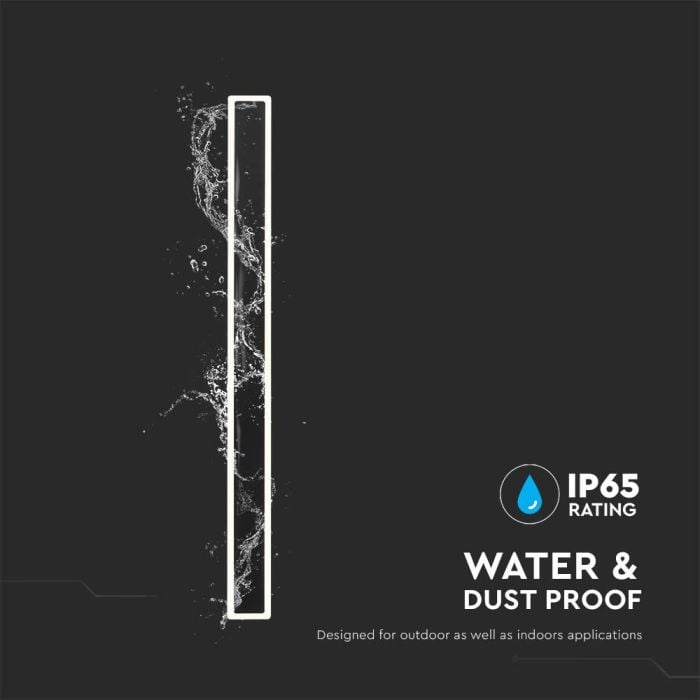 V-TAC LED Aplique Moderno - IP65 Impermeable - Cuerpo Negro - 17W- 2330 Lumens - 4000K-extra-6.webp