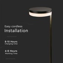 Pilona Solar V-TAC - IP54 - 120 Lumens - 3000K-extra-4.webp