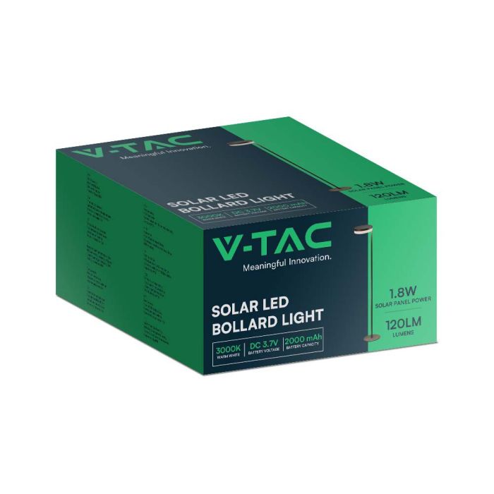 Pilona Solar V-TAC - IP54 - 120 Lumens - 3000K-extra-8.webp
