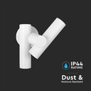 V-TAC LED Aplique Moderno - Foco 2 Vias - IP44 - Cuerpo Blanco - 6W- 620 Lumens - 4000K-extra-8.webp