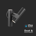 V-TAC LED Aplique Moderno - Foco 2 Vias - IP44 - Cuerpo Negro - 6W- 620 Lumens - 3000K-extra-8.webp