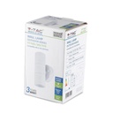 V-TAC Lámpara de Pared Exterior - UP - Down - Accesorios de Pared - Soporte GU10 - IP44 - Blanco Mate-extra-12.webp
