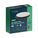 V-TAC LED Plafón redondo - Samsung - Sensor - IP44 - Negro - 36W- 3820 Lumens - 4000K - 420MM-extra-9.webp