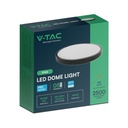 V-TAC LED Plafón redondo - Samsung - IP44 - Negro - 24W- 2500 Lumens - 3000K - 295MM-extra-7.webp