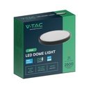V-TAC LED Plafón redondo - Samsung - IP44 - Negro - 24W- 2500 Lumens - 6500K - 295MM-extra-7.webp