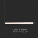 V-TAC Lámpara de techo de diseño - IP20 - Negro + Blanco - 10W - 1300 Lumens - 3000K-extra-3.webp