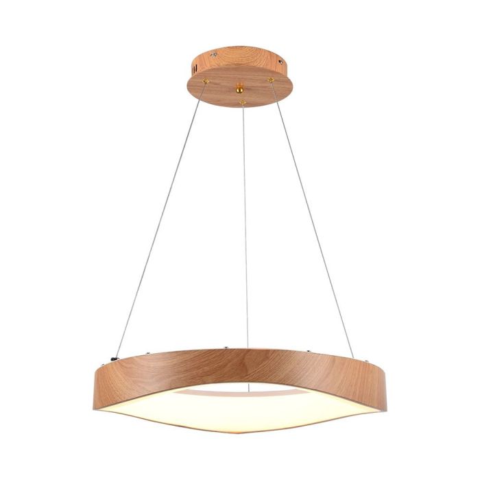 V-TAC Lámpara de techo de diseño - IP20 - Madera + Blanco - 25W- 2800 Lumens - 3000K-extra-1.webp