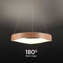 V-TAC Lámpara de techo de diseño - IP20 - Madera + Blanco - 25W- 2800 Lumens - 3000K-extra-4.webp