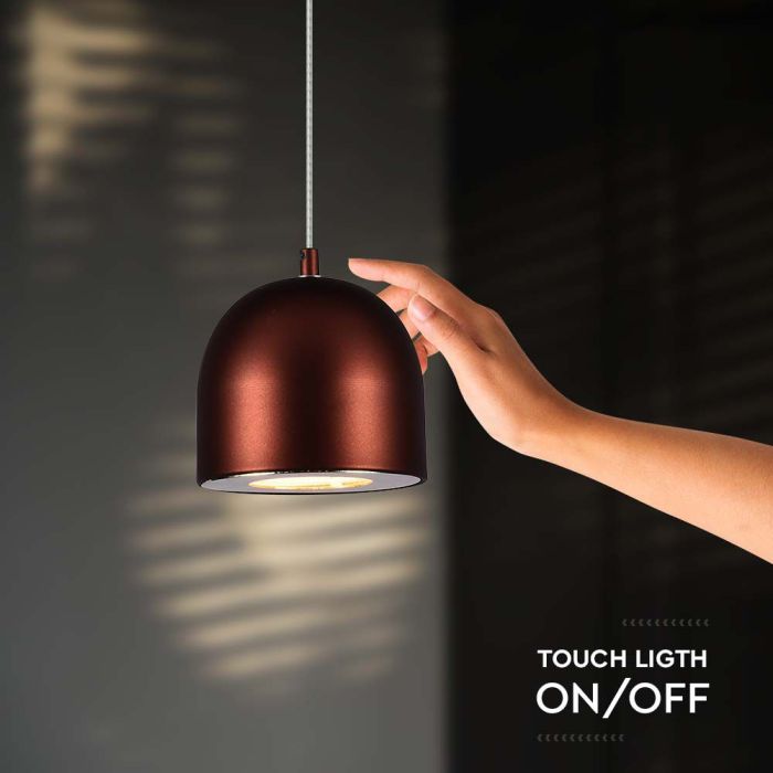 V-TAC Lámpara de Techo de Diseño - IP20 - Cuerpo Marrón - 8.5W- 850 Lumens - 3000K-extra-7.webp