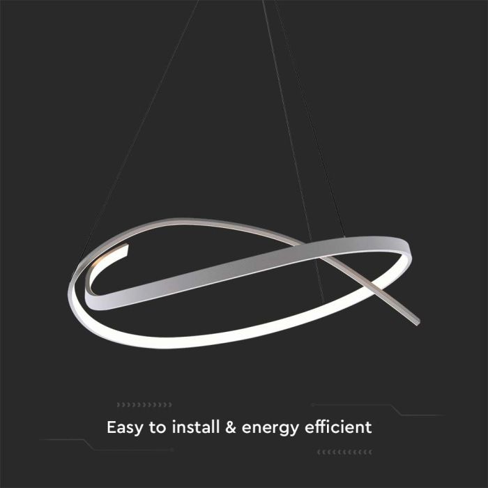 V-TAC Luz de Techo de Diseño - IP20 - Cuerpo Blanco - 48W- 5150 Lumens - 3000K-extra-4.webp